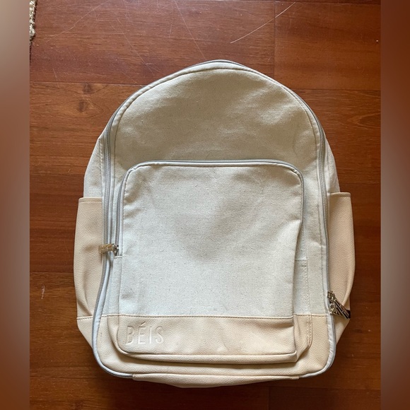 BEIS The Backpack in Beige - Picture 1 of 9